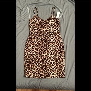 Large cheetah dress